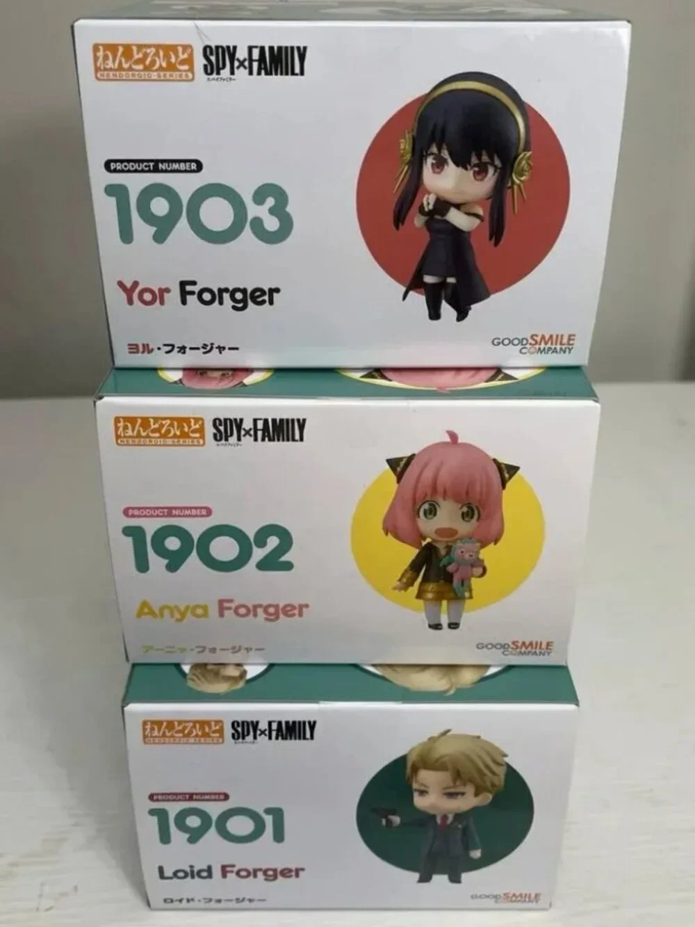 Spy Family Nendroroid Series 1901, 1902, 1903